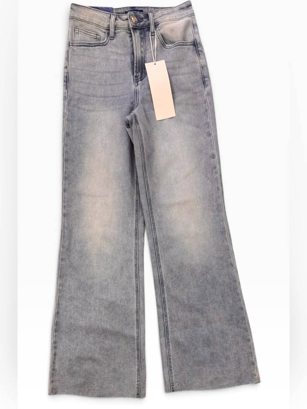 Women’s High-Rise Wide Leg Jeans — Light Blue Wash